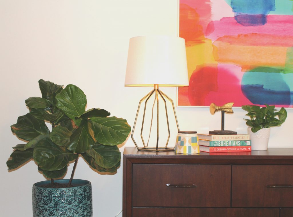 Interior Styling: How to style your home midcentury modern styling mid century modern interior design fiddle-leaf fig tree