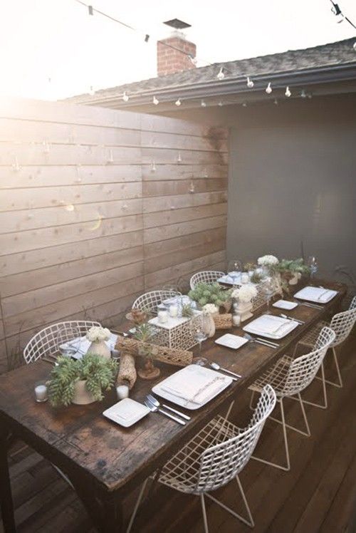 outdoor space interior design dining area sitting area