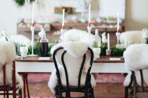 holiday table styling