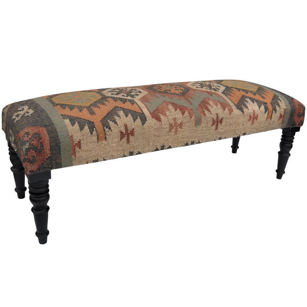 HeratOrientalIndoHandmadeJuteupholsteredWoodenBench12c8fbc1