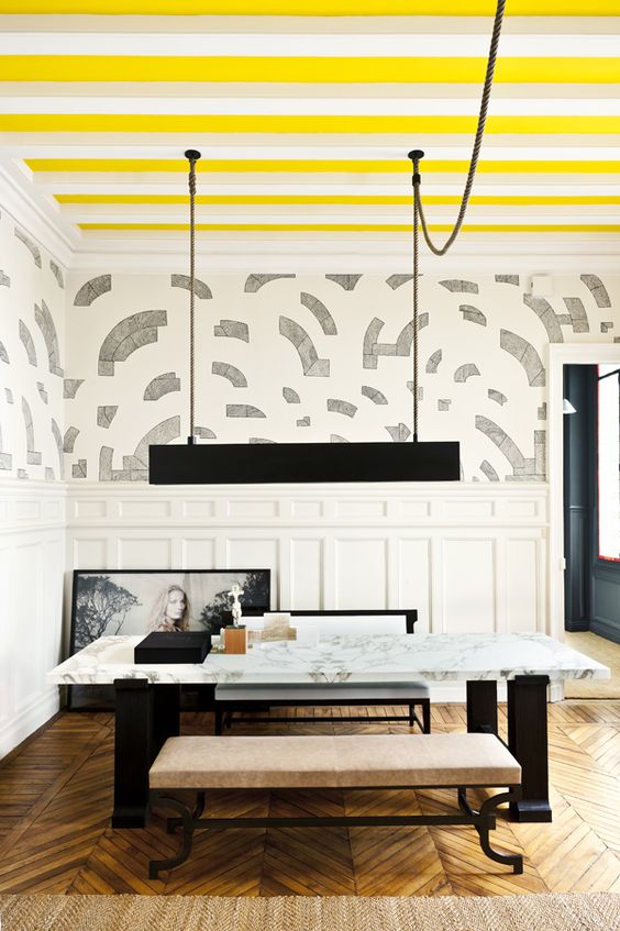 ceiling color striped leedy interiors blog tinton falls nj