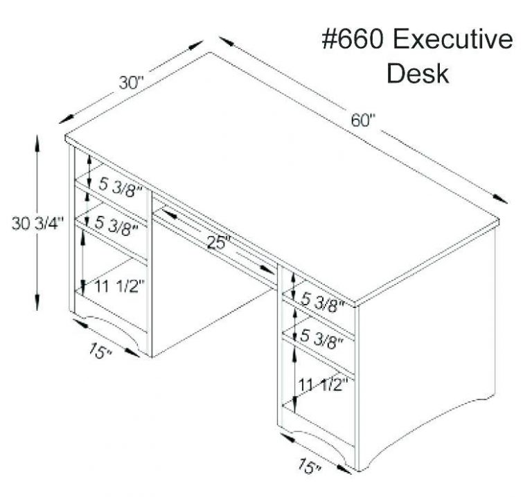 Standard Desk Height Cm