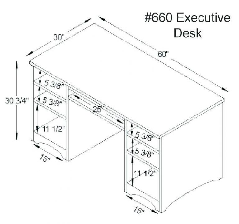 Office desk dimensions standard top delectable typical height executive 